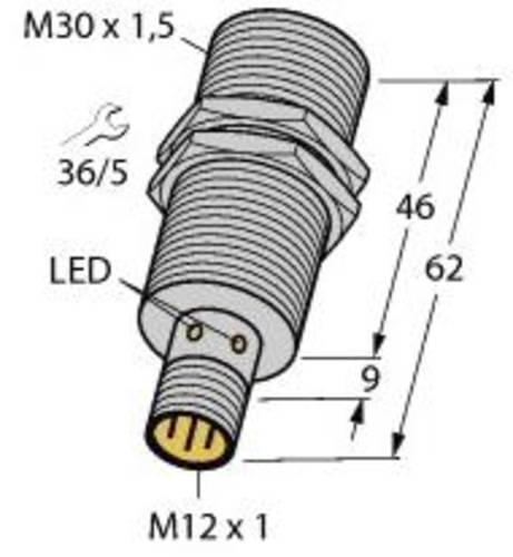 Turck Induktiver Sensor bündig PNP, Schließer BI10-M30-AP6X-H1141 von Turck