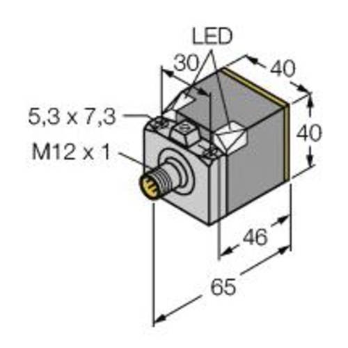 Turck Induktiver Sensor bündig PNP, Schließer BI15-CK40-AP6X2-H1141 von Turck