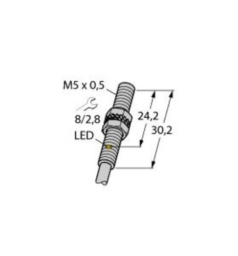 Turck Induktiver Sensor bündig PNP, Schließer BI1U-EG05-AP6X von Turck