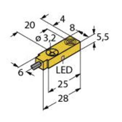 Turck Induktiver Sensor bündig PNP, Schließer BI2-Q5,5-AP6X von Turck