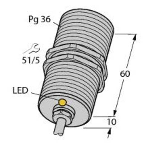 Turck Induktiver Sensor bündig PNP, Schließer BI20-G47-AP4X von Turck