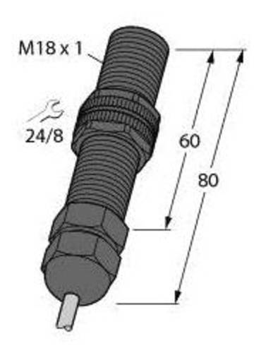 Turck Induktiver Sensor bündig PNP, Schließer BI5-P18-AP6/S139-S1261 von Turck