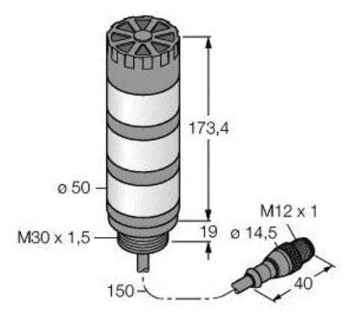 Turck Kombi-Signalgeber TL50GYRAQP von Turck