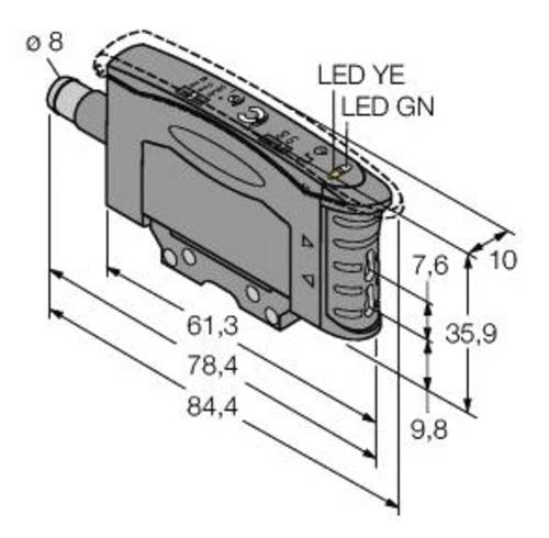 Turck Lichtleitersensor D10AFPQ 3072809 1St. von Turck