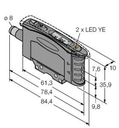 Turck Lichtleitersensor D10DPFPQ 3062383 1St. von Turck