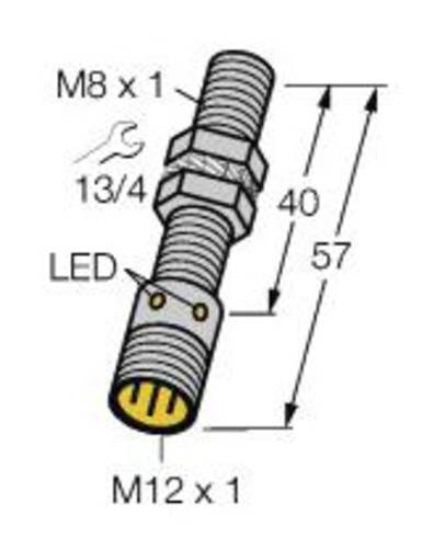 Turck Magnetfeldsensor NPN BIM-EG08-AN6X-H1341 von Turck