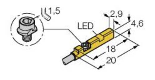 Turck Magnetfeldsensor NPN BIM-UNR-AN6X von Turck