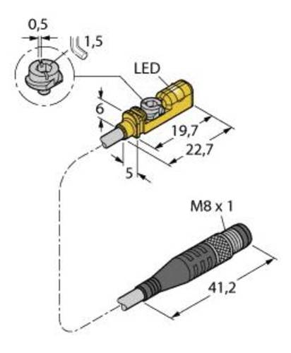 Turck Magnetfeldsensor PNP BIM-UNTK-AP6X-0,3-PSG3M von Turck