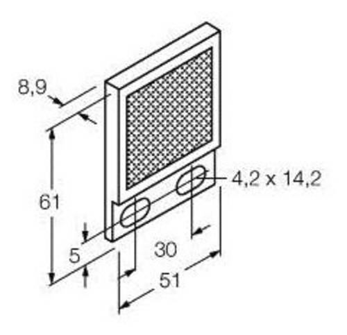 Turck Reflektor BRT-2X2 3040071 1St. von Turck