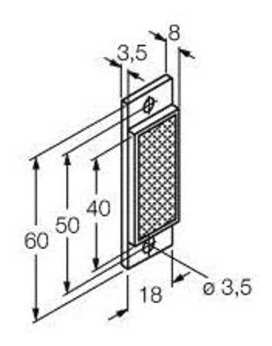 Turck Reflektor BRT-40X18A 3044991 1St. von Turck