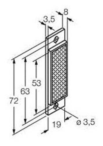 Turck Reflektor BRT-53X19A 3044996 1St. von Turck