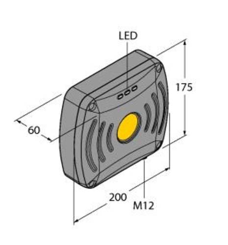 Turck TN866-Q175L200-H1147 Schreib-Lese-Kopf von Turck