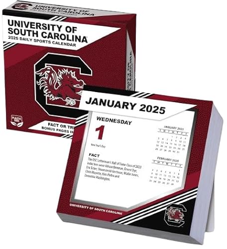 Turner Sports South Carolina Gamecocks 2025 Box Kalender (25998053021) von Turner Licensing