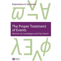 The Proper Treatment of Events von Wiley