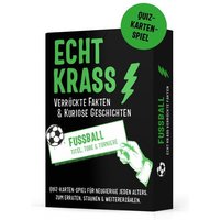 Echt krass verrückte Fakten & kuriose Geschichten - Fußball (Quiz-Karten-Spiel) von Tusitala-Verlag