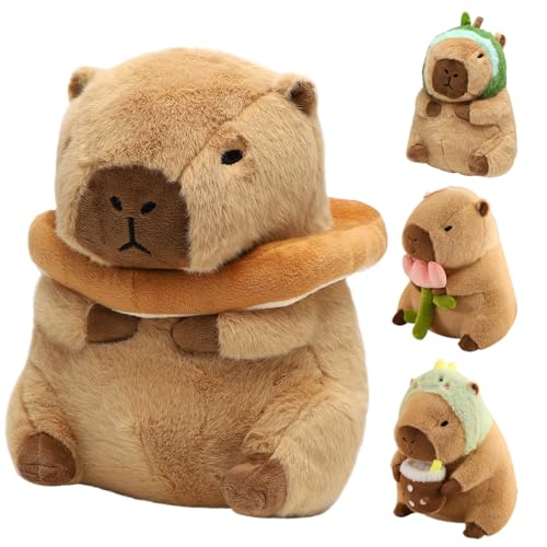 Tutamaz Capybara Plüschtier, 30cm Niedlichen Capybara Plushie Geschenk für Kinder Kawaii Capybara Plüsch Gefüllter Capybara für Jungen Mädchen 8+ Jahre zum Geburtstagsgeschenk und Weihnachtstag von Tutamaz