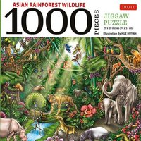 Asian Rainforest Wildlife - 1000 Piece Jigsaw Puzzle von Tuttle Publishing