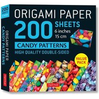 Origami Paper 200 Sheets Candy Patterns 6 (15 CM) von Tuttle Publishing