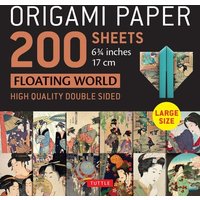 Origami Paper 200 Sheets Floating World 6 3/4 (17 CM) von Tuttle