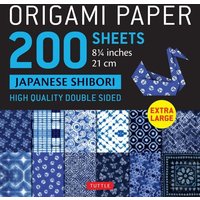 Origami Paper 200 Sheets Japanese Shibori 8 1/4 (21 CM) von Tuttle