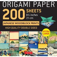 Origami Paper 200 Sheets Japanese Woodblock Prints 8 1/4 von Tuttle Publishing