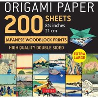 Origami Paper 200 Sheets Japanese Woodblock Prints 8 1/4 von Tuttle Publishing