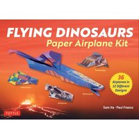 Flying Dinosaurs Paper Airplane Kit von Tuttle