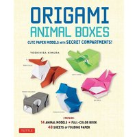 Origami Animal Boxes Kit von Tuttle