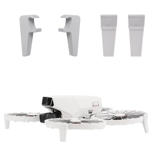 Leichter Heckfahrwerkständer für DJI Flip Drohne, nur 3,9 g, Booster Höhenverlängerung, Kardanschutzabdeckung, Halterung, Zubehör, faltbar und nicht entfernbar, inkl. 1 Paar von Tuvzylory