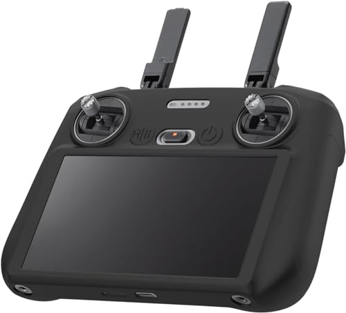 Tuvzylory für DJI RC 2 Silikon Schutzhülle, DJI RC 2 DJI Mini 4 Pro Controller Schutzhülle für DJI Mini 4 Pro/DJI Air 3 Zubehör (Schwarz) von Tuvzylory