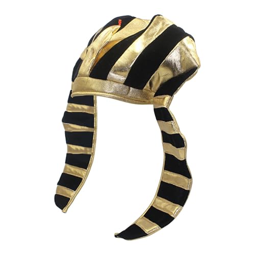 Tuxuseo Ägyptische Kopfbedeckung - Ägyptische Kopfaccessoires,Kopfschmuck für Halloween Karneval Feste und Veranstaltungen Tuxuseo Ägyptische Kopfbedeckung - Ägyptische Kopfaccessoires,Kopfschmuck für Halloween Karneval Feste und Veranstaltungen von Tuxuseo