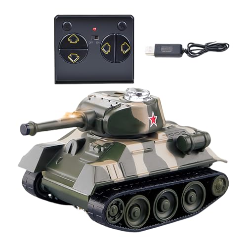 Tuxuseo Fernbedienungs Panzer, Lehrreiches Kampfpanzer-Spielzeug, Interaktives Mini Fahrzeug für Mint-Lernen Kinder Indoor Spielzimmer Tuxuseo Fernbedienungs Panzer, Lehrreiches Kampfpanzer-Spielzeug, Interaktives Mini Fahrzeug für Mint-Lernen Kinder Indoor Spielzimmer von Tuxuseo