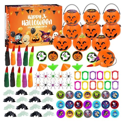 Tuxuseo Halloween Partygeschenke - Halloween Leckereien Ohne Süßigkeiten Streiche Gothic Deko Spielzeug - Für Kinder Gruppenfest Zuhause Aktivitäten Tuxuseo Halloween Partygeschenke - Halloween Leckereien Ohne Süßigkeiten Streiche Gothic Deko Spielzeug - Für Kinder Gruppenfest Zuhause Aktivitäten von Tuxuseo