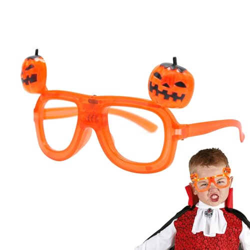 Tuxuseo LED-Brille | Halloween Brillen | Partybrillen Neuheit Kürbis-Kostüm-Zubehör für Erwachsene Jugendliche Kinder Fest Feier Party | Fotoaccessoires Für Erwachsene Kinder Feste Familienfeiern Tuxuseo LED-Brille | Halloween Brillen | Partybrillen Neuheit Kürbis-Kostüm-Zubehör für Erwachsene Jugendliche Kinder Fest Feier Party | Fotoaccessoires Für Erwachsene Kinder Feste Familienfeiern von Tuxuseo
