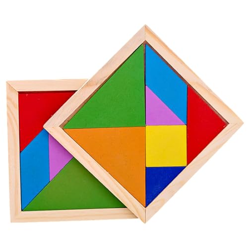 Tuxuseo Tangram Kinder Holz Puzzle | Tangram Kinder Mitgebsel | Kleine Geschenke - Ideal Für Schule & Kita, Lernspielzeug Ab 4 Jahren Tuxuseo Tangram Kinder Holz Puzzle | Tangram Kinder Mitgebsel | Kleine Geschenke - Ideal Für Schule & Kita, Lernspielzeug Ab 4 Jahren von Tuxuseo