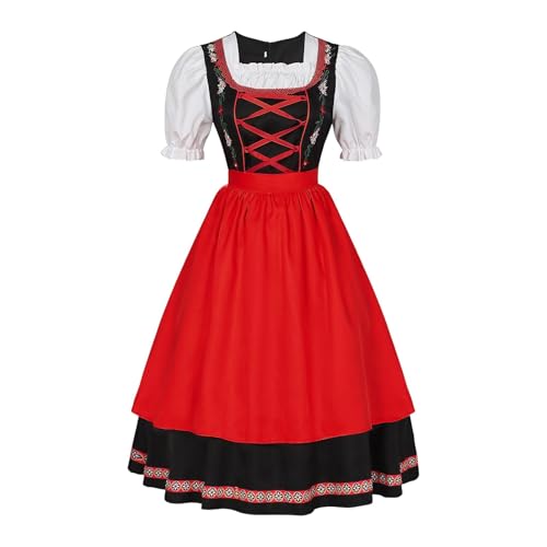 Tuxxjzm Festival-Kostüme für Damen – schönes Damen-Festival-Kleid, stilvolles Bier-Karneval-Outfit, Kostüm für Festival, Karneval von Tuxxjzm