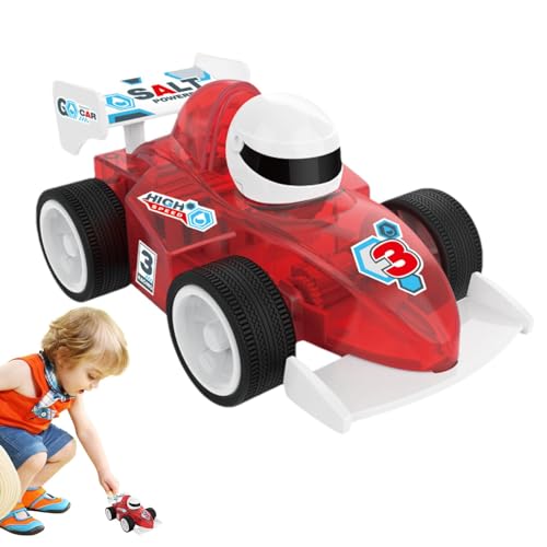 Tuxxjzm Lernrennwagen, Rennwagenspielzeug für Kinder, Spielzeugauto mit Salzwassermotor, Umwelt-Power-Race-Spielzeugauto, wissenschaftliches Experimentierfahrzeug für Kinder ab 5 Jahren von Tuxxjzm