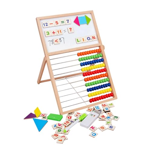 Tuxxjzm Mathe-Spiele für Kinder, Abakus-Mathe-Spiele, Mehrzweck-Mathe-Zählspielzeug Abacus Mathe-Spielzeug, Innovatives Früherziehungsspielzeug, Vorschul-Lernspielzeug für Kinder, und Mädchen von Tuxxjzm
