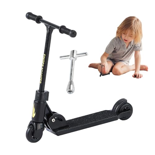 Tuxxjzm Spielzeug-Finger-Scooter, kleine Finger-Scooter | Faltbare interaktive Fingerboards - Stunt-Scooter, faltbares und lustiges Skateboard, Fingersport für das Fingertraining von Tuxxjzm