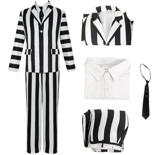 Tvnxdgl Betelgeuse Kostüm für Herren, Hochzeitskostüm, Rot, Hochzeitsanzüge, Halloween, Käfer, Film, Cosplay, Uniform, Outfits, Blazer-Set, Anzug B, L von Tvnxdgl