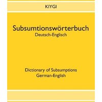 Subsumtionswörterbuch Deutsch-Englisch von Twentysix