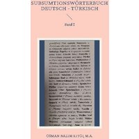 Subsumtionswörterbuch Deutsch - Türkisch von Twentysix