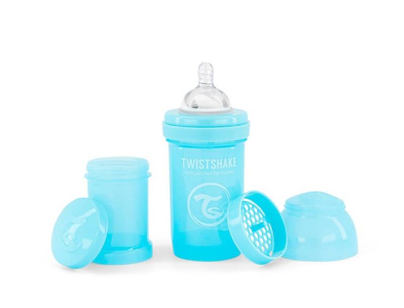 Twistshake Babyflasche Anti-Kolik 180 ml, Blau von Twistshake