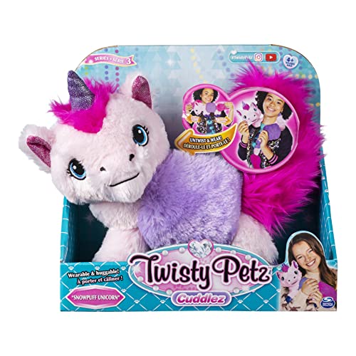 Twisty Petz Cuddlez, verwandlungsfähiges Plüschtier, Einhorn, Snowpuff“ zum Sammeln für Kinder ab 4 Jahren Multicolour von Twisty Petz