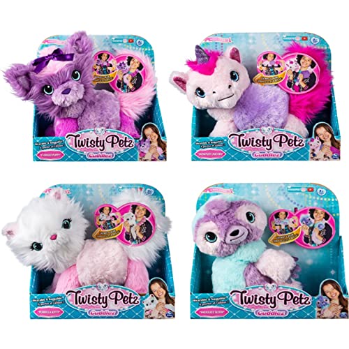 Twisty Petz Cuddlez 2-in-1 Plüschtier, unterschiedliche Varianten von Twisty Petz