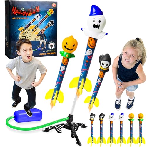 Txeouse Raketen Spielzeug für Kinder ab 3-12 Jahre Outdoor Spielzeug Spielzeug Kinder für Draußen Druckluftrakete Spielzeug Ideal für Geburtstage, Weihnachten und Halloween Geschenkoptionen von Txeouse
