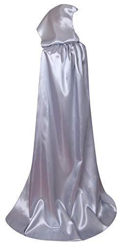 Txian extra Lange Kapuze Satin Umhang, Halloween Weihnachten Fancy Cape für Erwachsene von Txian