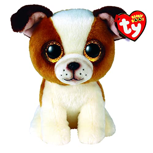 Ty Beanie Boos - Boo Bulldogge Hugo - 15 cm, Braun, 2009297 von TY