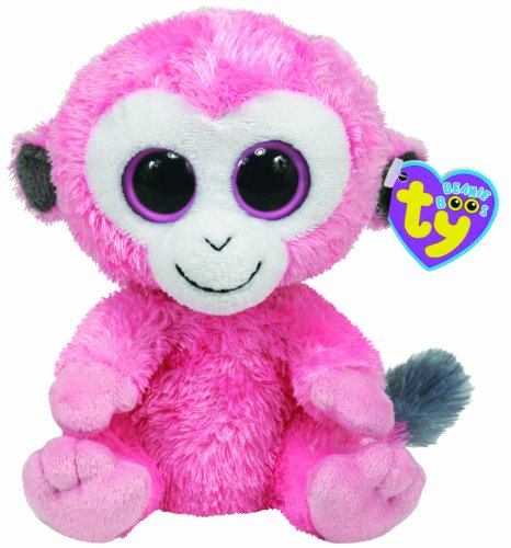 Ty 36009 - Beanie Boos Affe Sherbet rosa 15 cm von TY