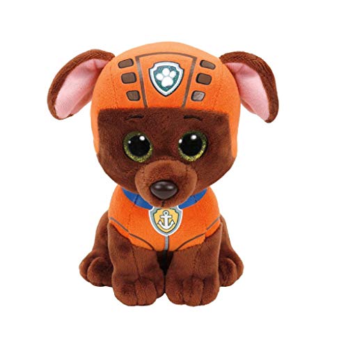 TY Paw Patrol 41213 Zuma Labrador Bee Maya Plsch, BraunOrange, 15 cm von Ty Toys